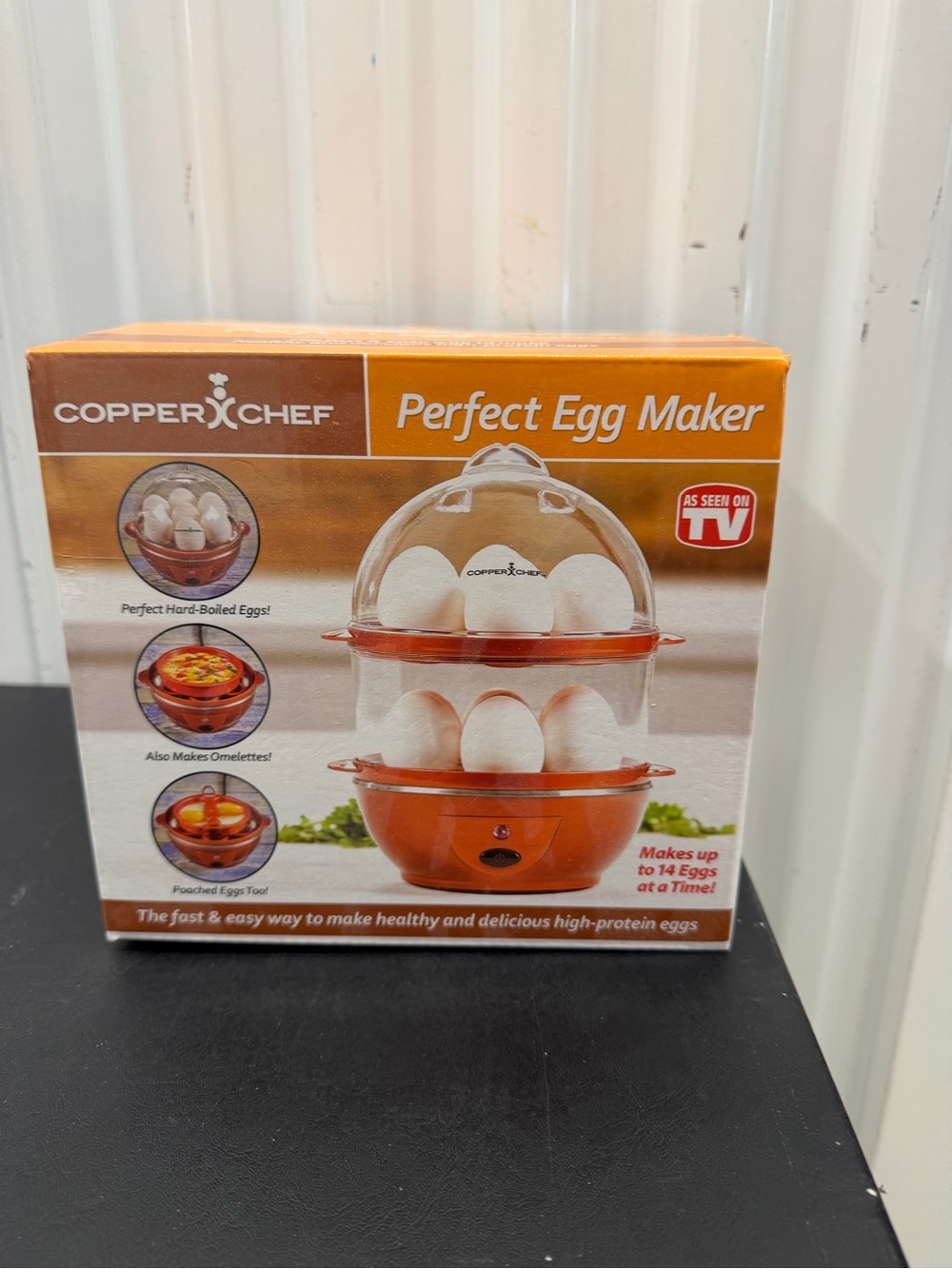 Copper Chef Perfect Egg Maker Small Kitchen Appliance
